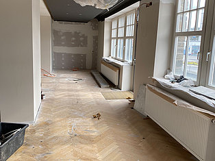 frisch renovierter Innenraum der Spielbank