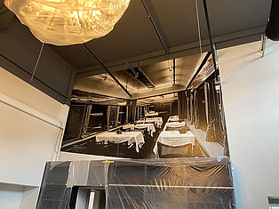 Wanddekoration in der Spielbank Bad Neuenahr 