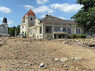Flutkatastrophe Bad Neuenahr Spielbank von außen